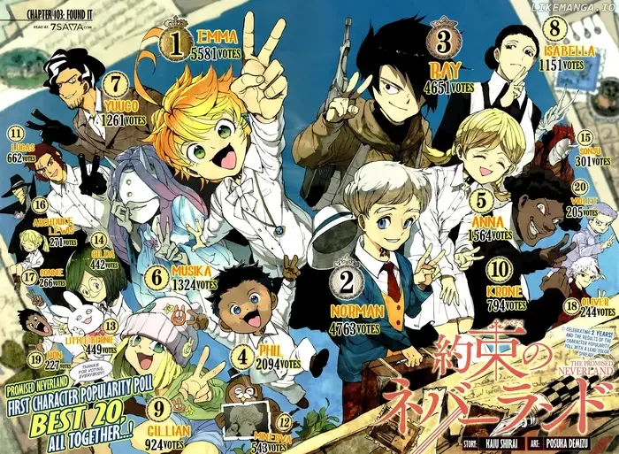 The Promised Neverland Chapter 102