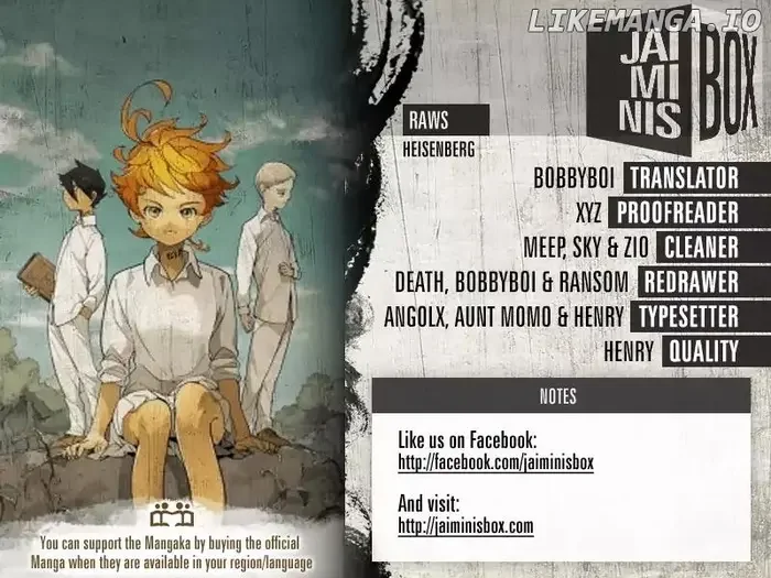The Promised Neverland Chapter 103