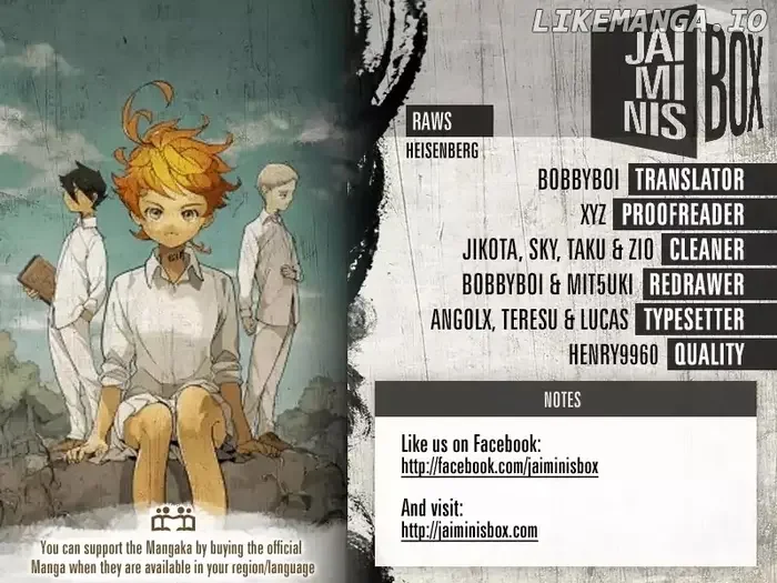 The Promised Neverland Chapter 104