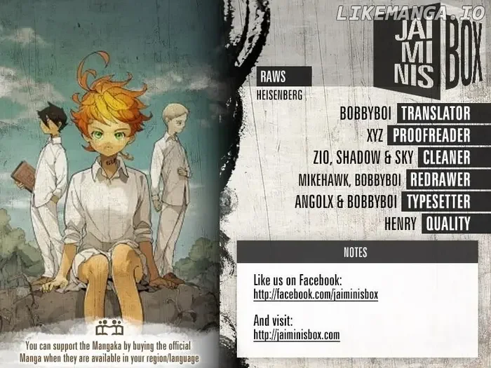 The Promised Neverland Chapter 108