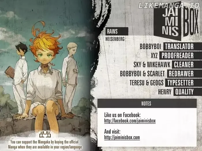 The Promised Neverland Chapter 109