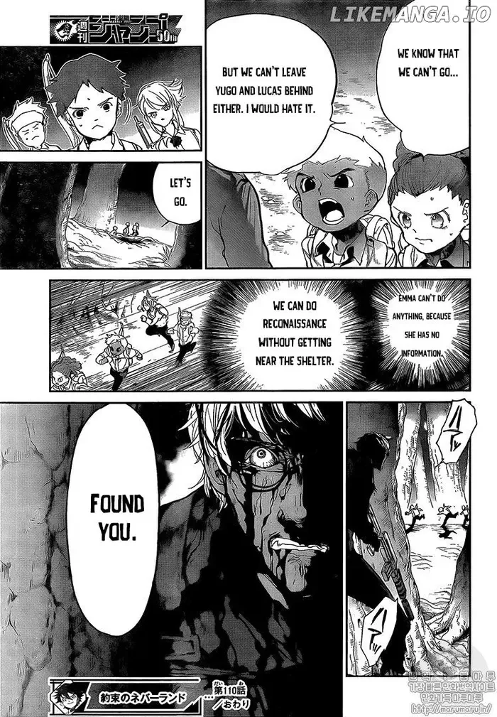 The Promised Neverland Chapter 110