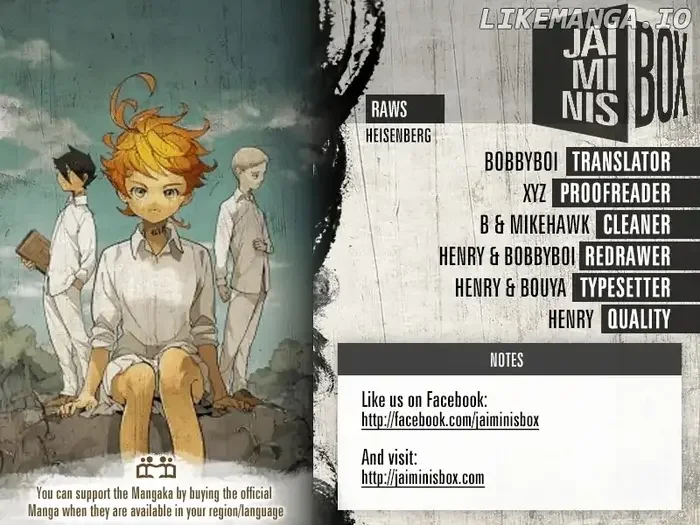 The Promised Neverland Chapter 111