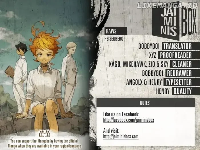 The Promised Neverland Chapter 115