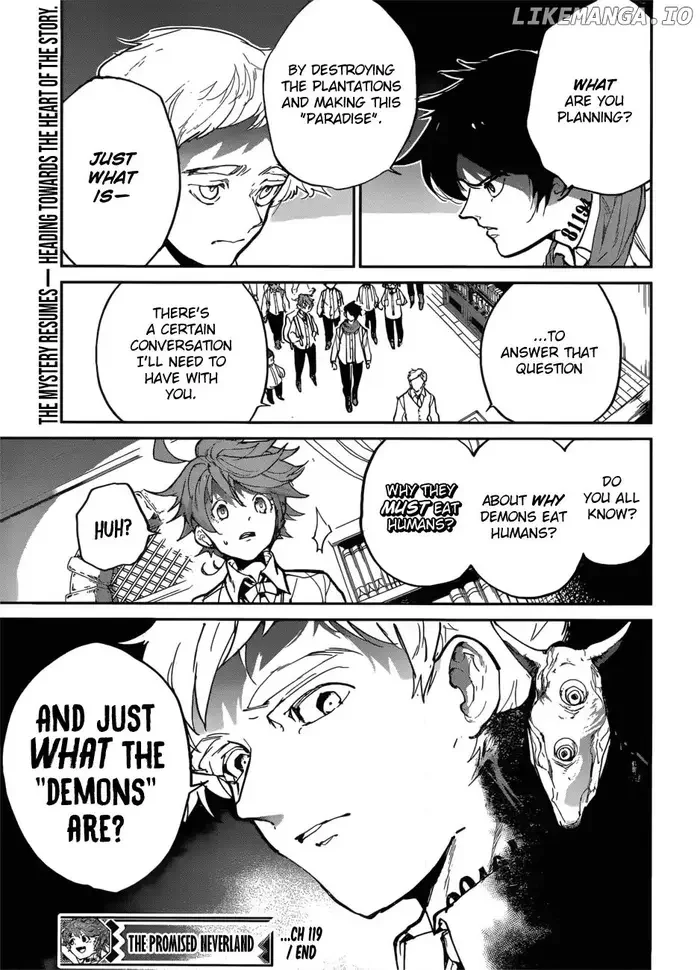 The Promised Neverland Chapter 119