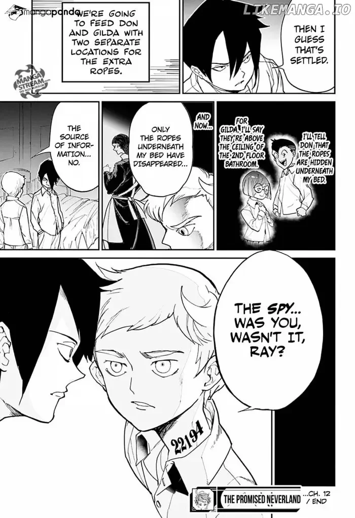 The Promised Neverland Chapter 12