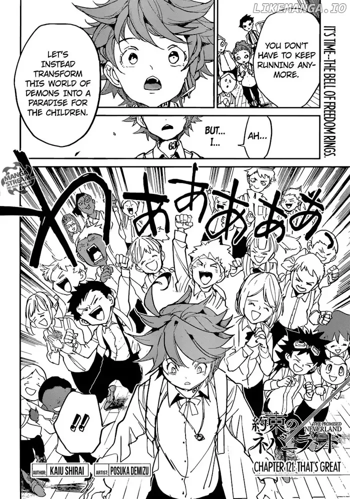 The Promised Neverland Chapter 121