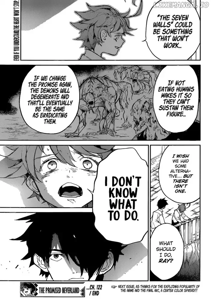 The Promised Neverland Chapter 122