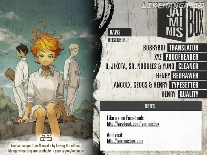 The Promised Neverland Chapter 122