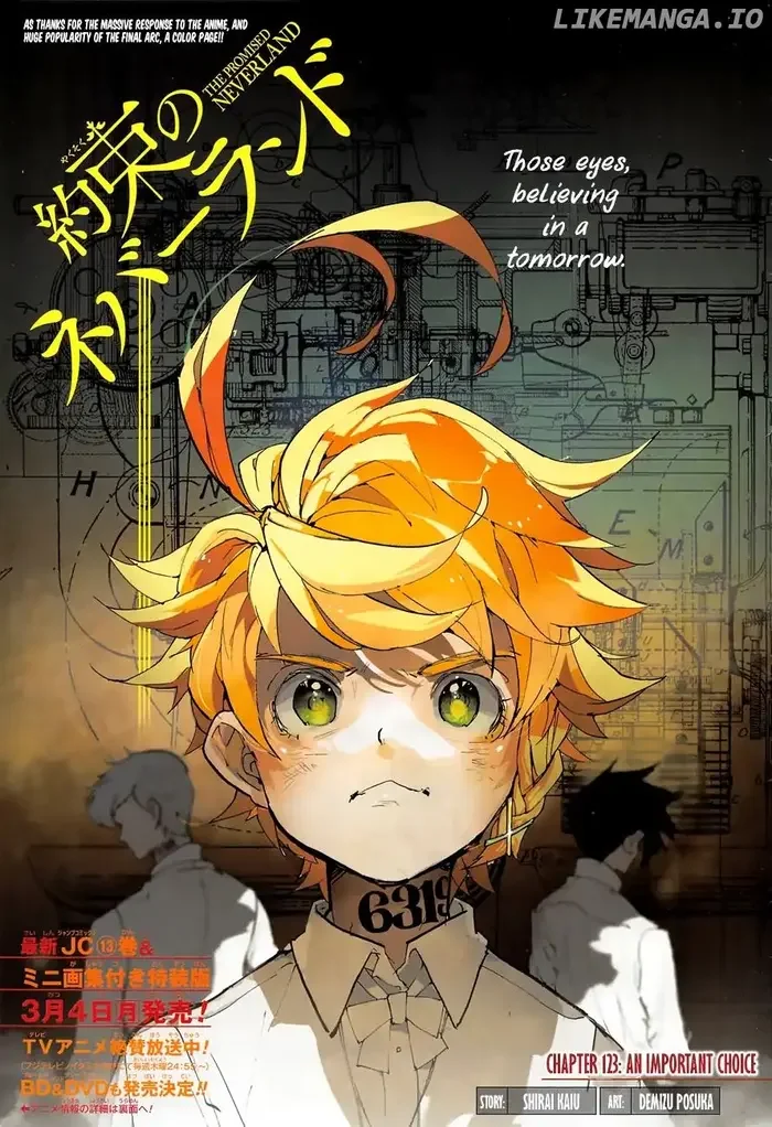 The Promised Neverland Chapter 123