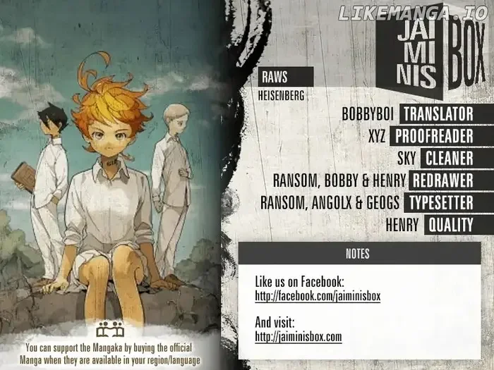 The Promised Neverland Chapter 124