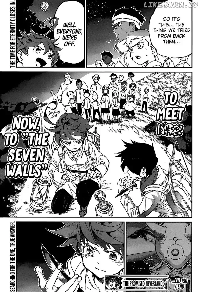 The Promised Neverland Chapter 130