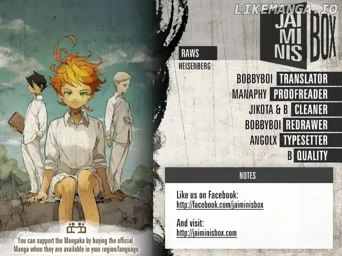 The Promised Neverland Chapter 135
