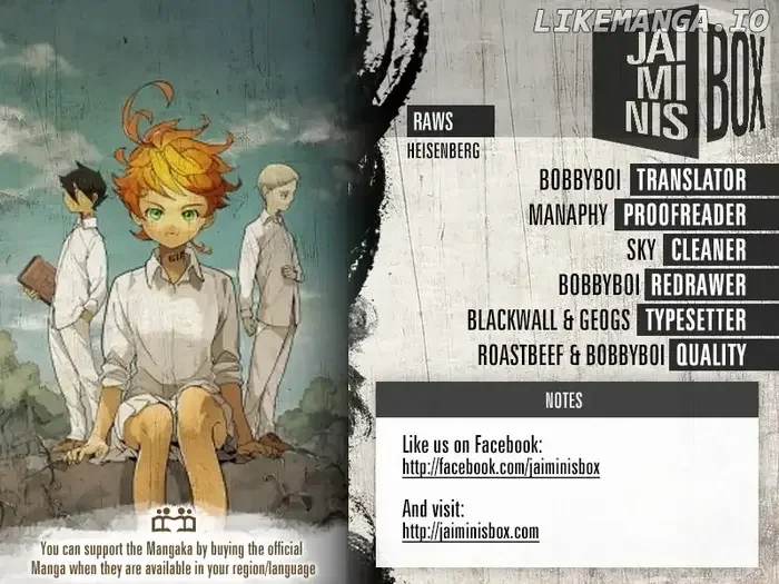 The Promised Neverland Chapter 139