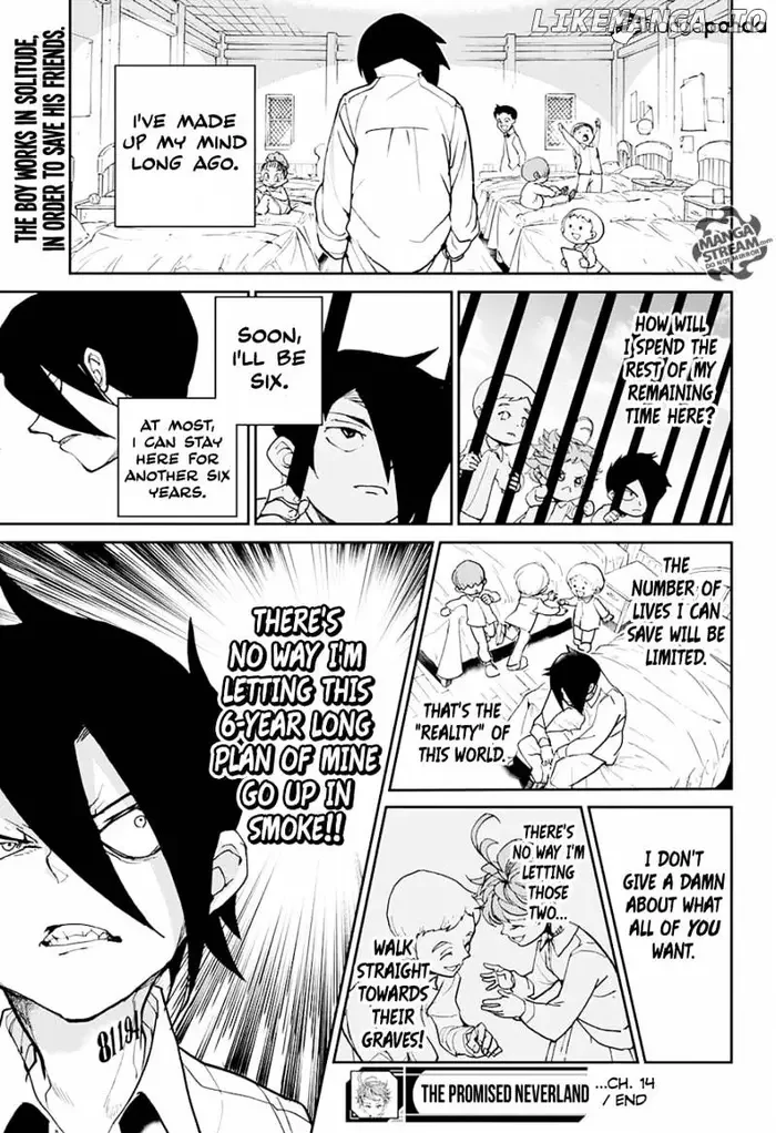 The Promised Neverland Chapter 14