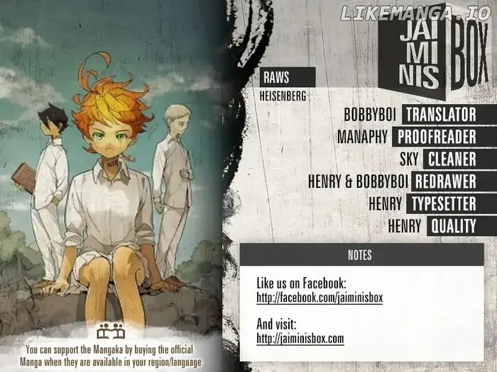 The Promised Neverland Chapter 140