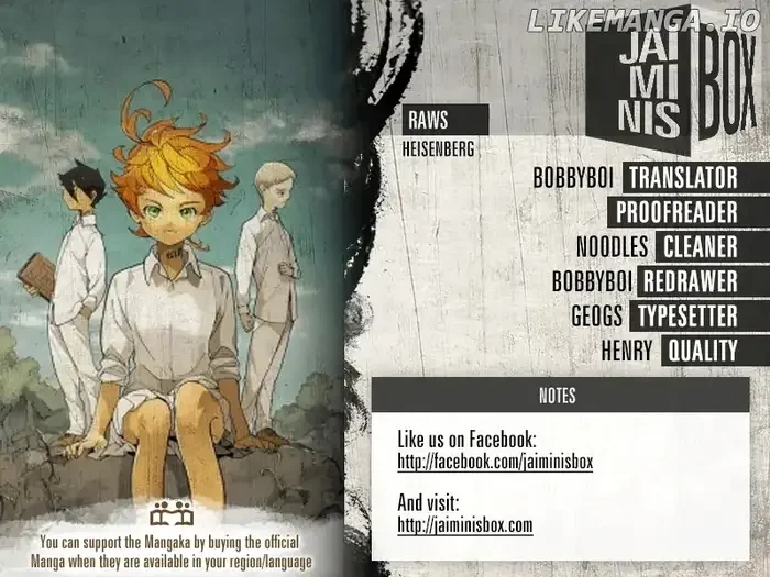 The Promised Neverland Chapter 141