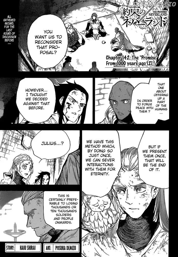 The Promised Neverland Chapter 142