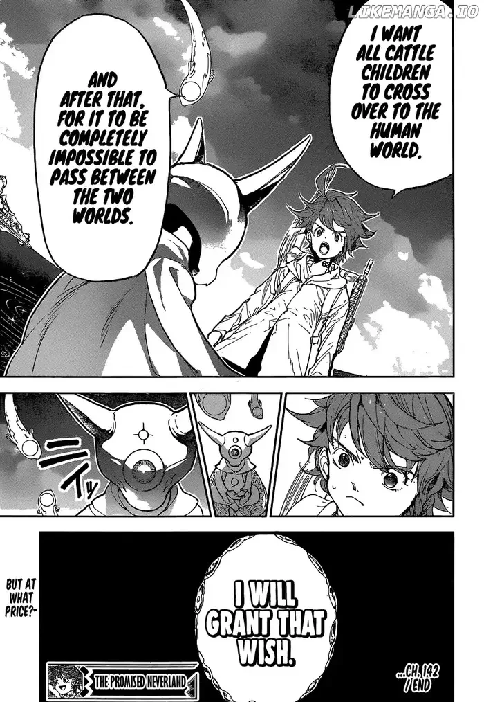 The Promised Neverland Chapter 142