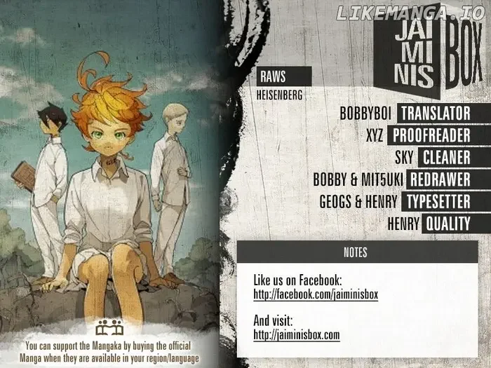 The Promised Neverland Chapter 153