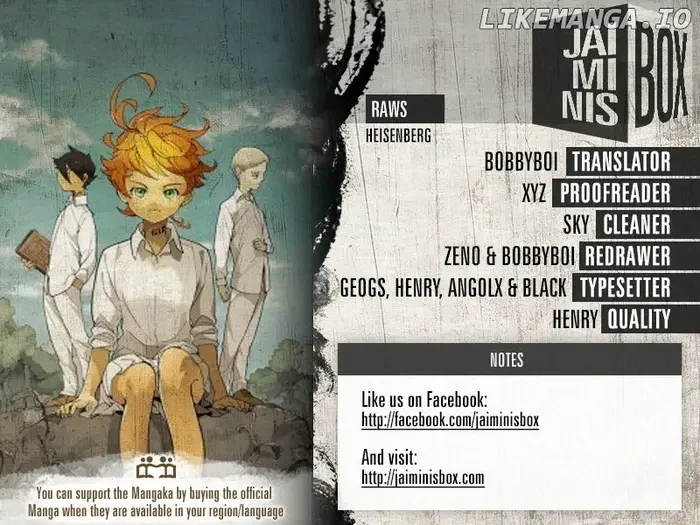 The Promised Neverland Chapter 156