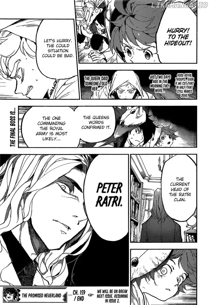 The Promised Neverland Chapter 159