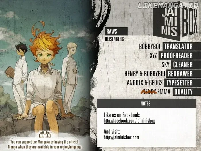 The Promised Neverland Chapter 160