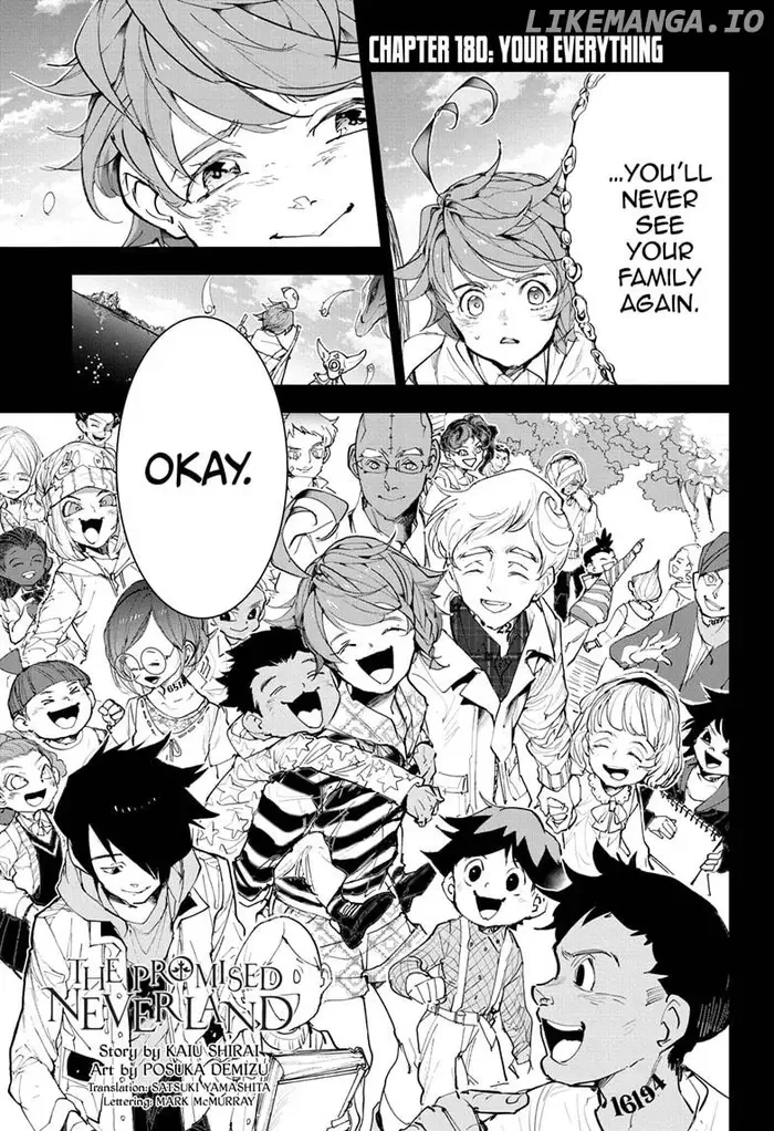 The Promised Neverland Chapter 180
