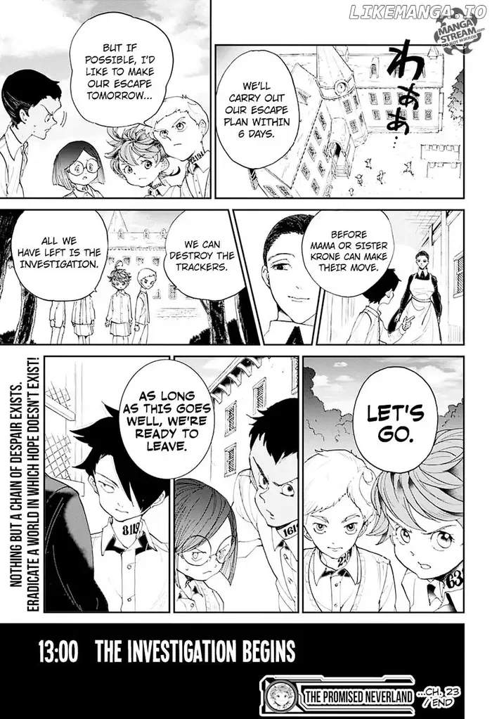 The Promised Neverland Chapter 23