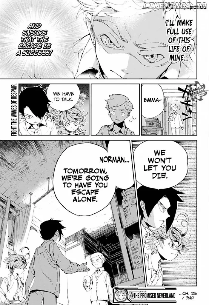 The Promised Neverland Chapter 26
