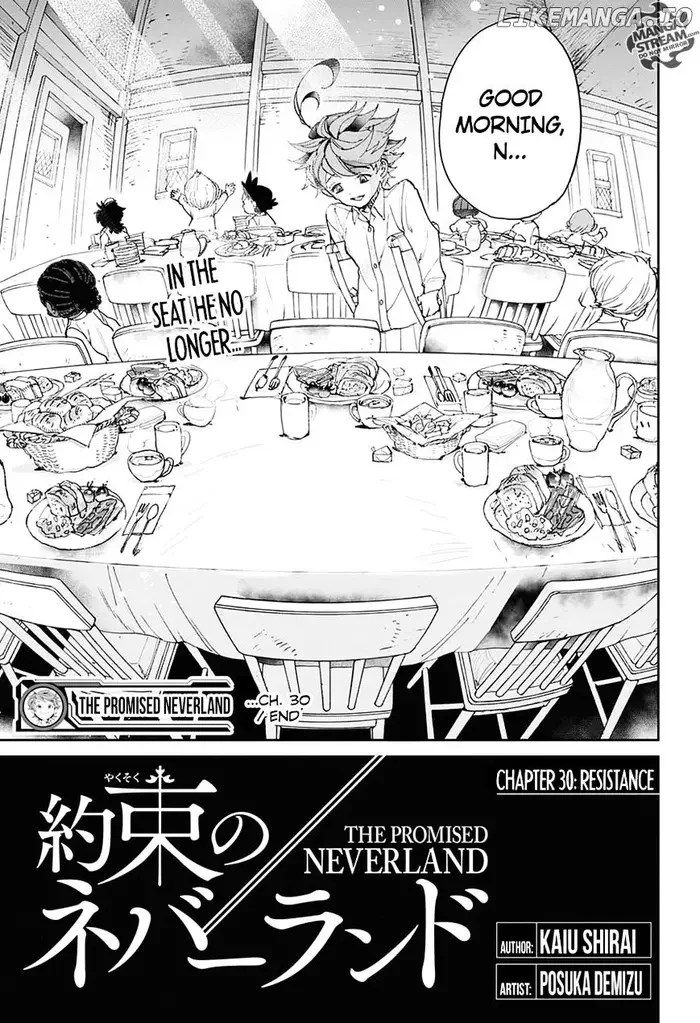 The Promised Neverland Chapter 30