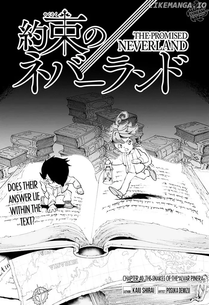 The Promised Neverland Chapter 40