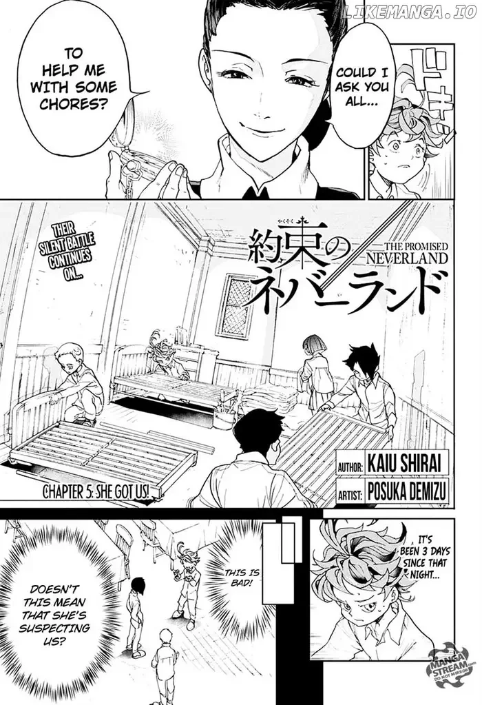 The Promised Neverland Chapter 5