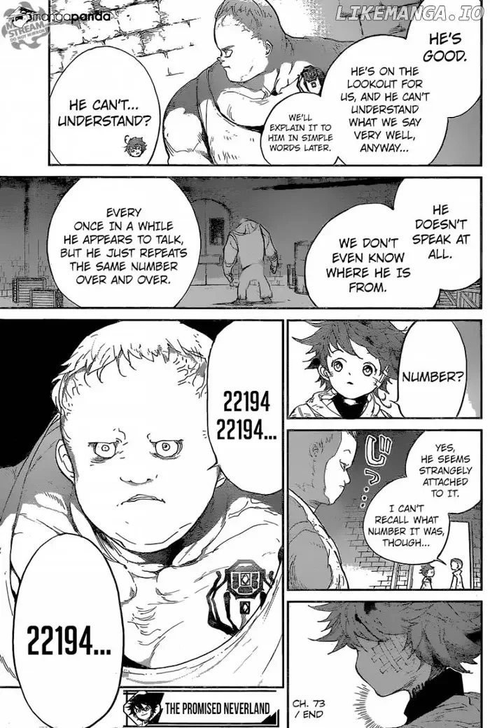 The Promised Neverland Chapter 73