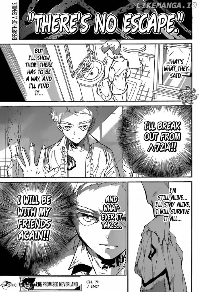 The Promised Neverland Chapter 74