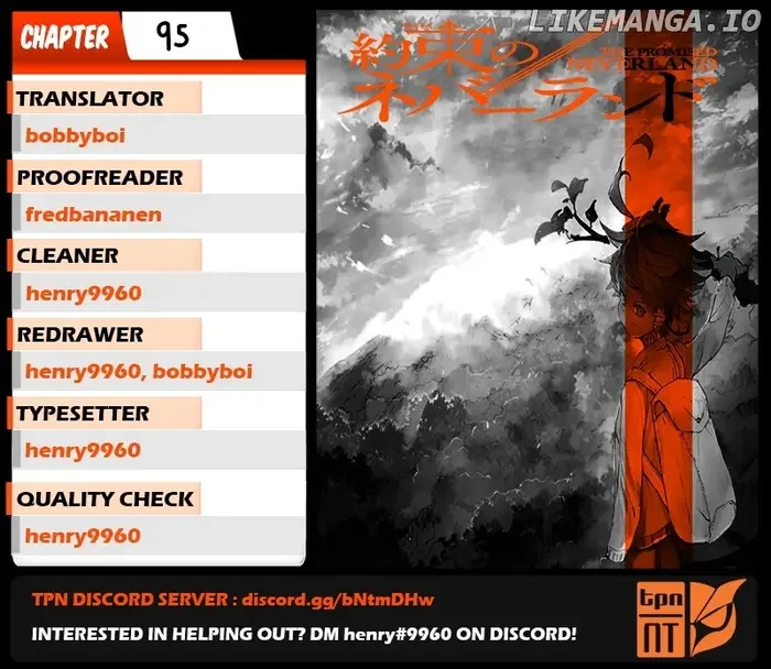The Promised Neverland Chapter 95