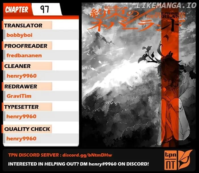 The Promised Neverland Chapter 97